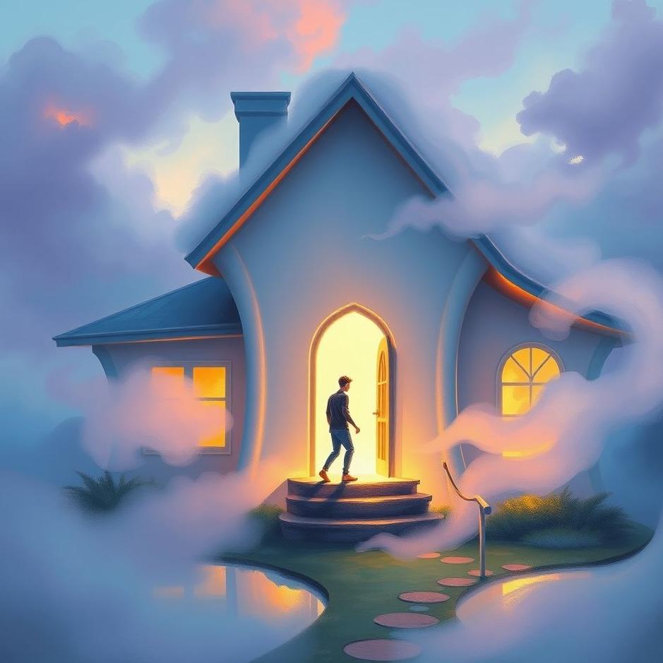 Dream : Getting out of a house in a dream