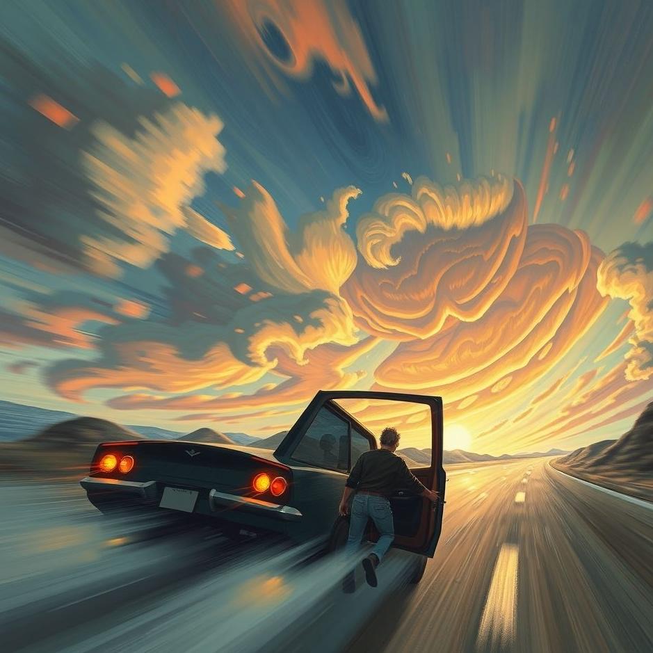 Dream : Getting out of a moving car in a dream