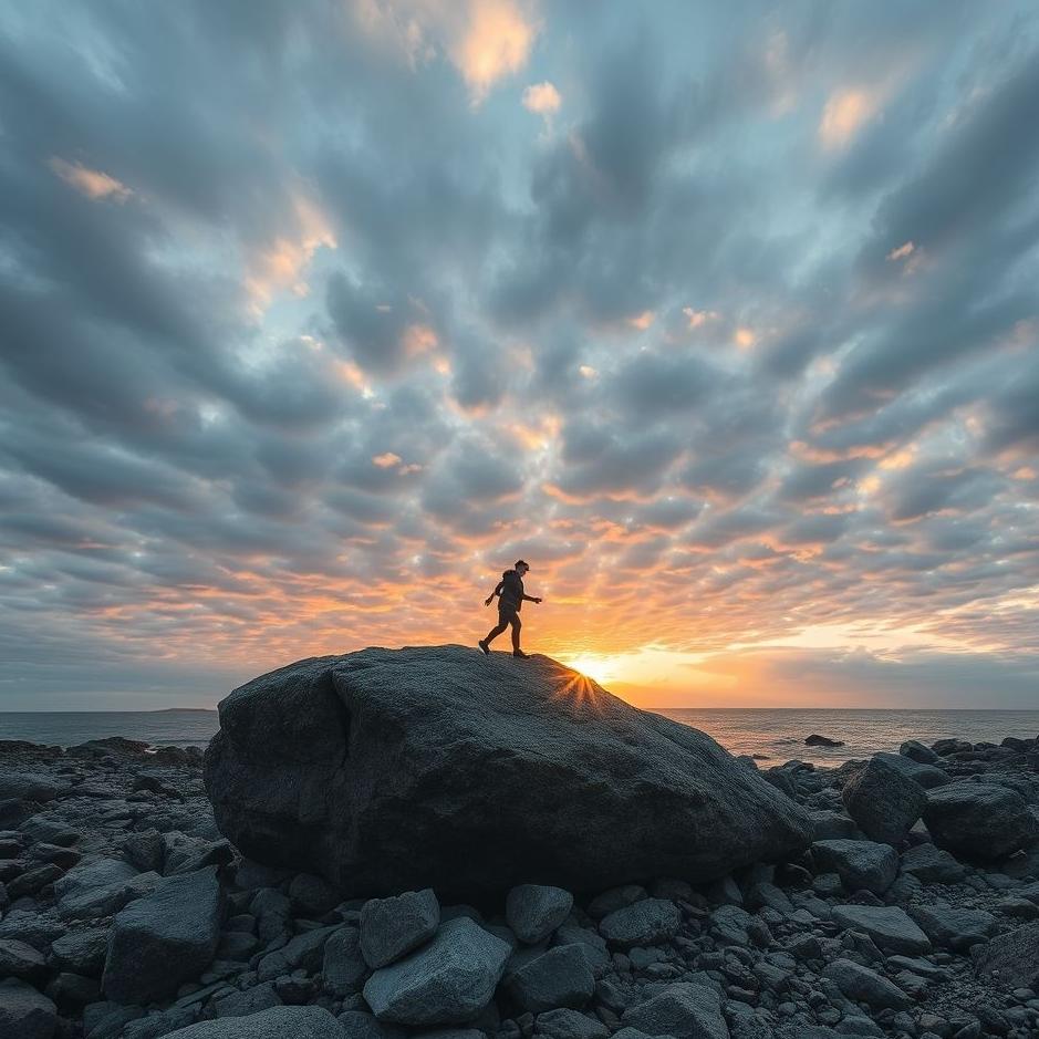Dream : Getting out of a rock in a dream