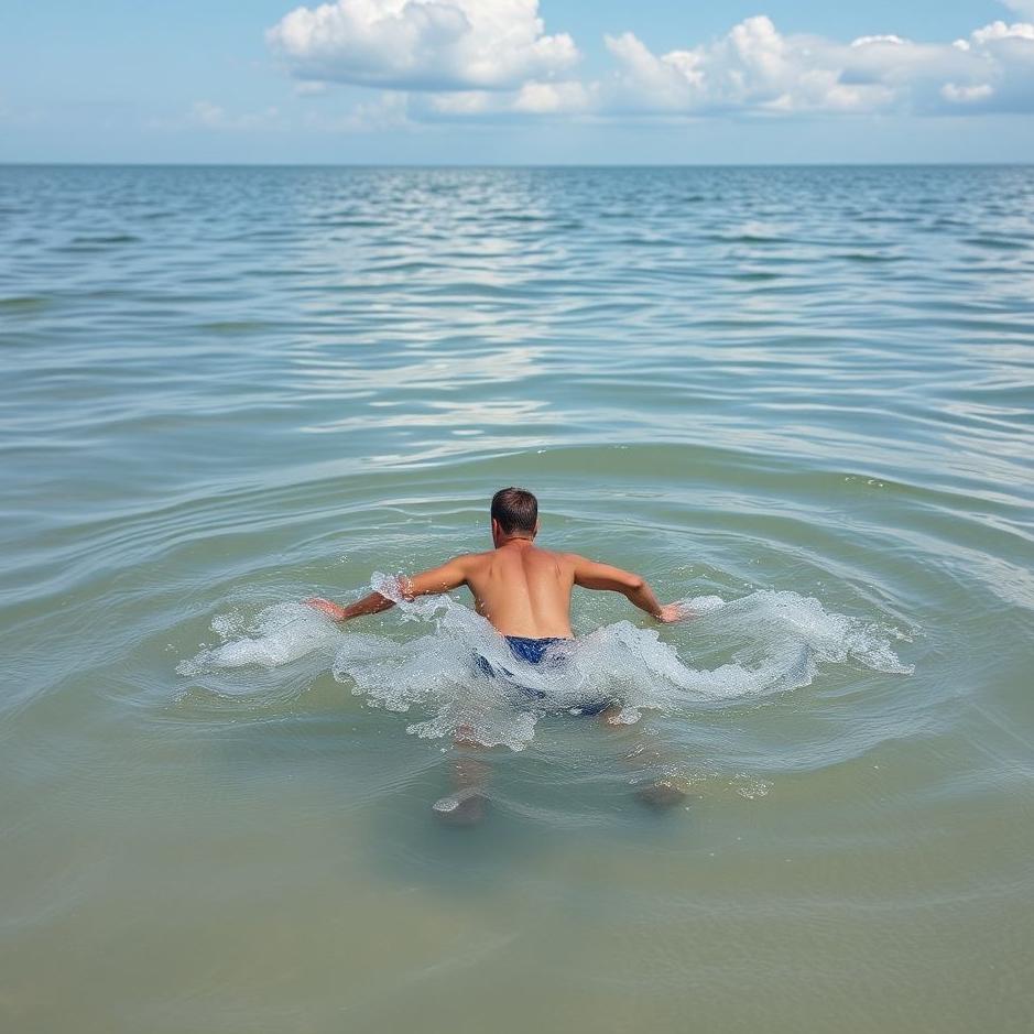 Dream : Getting out of dirty water in a dream