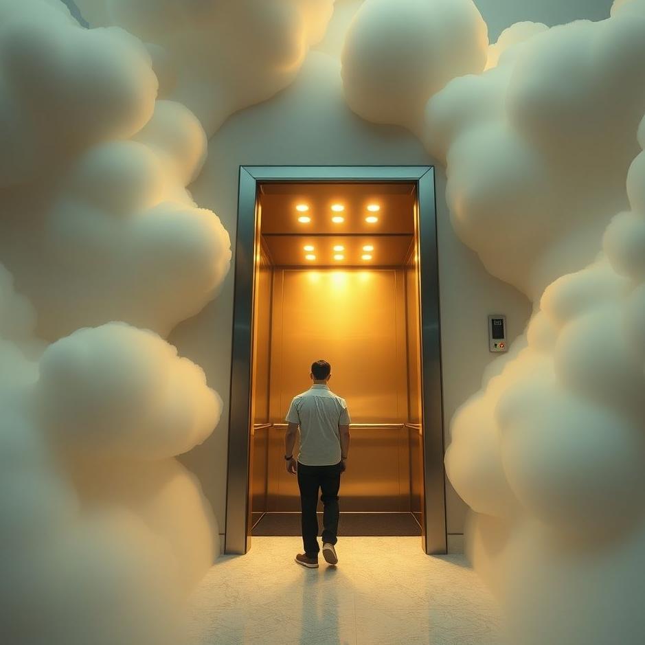 Dream : Getting out with the elevator in the dream