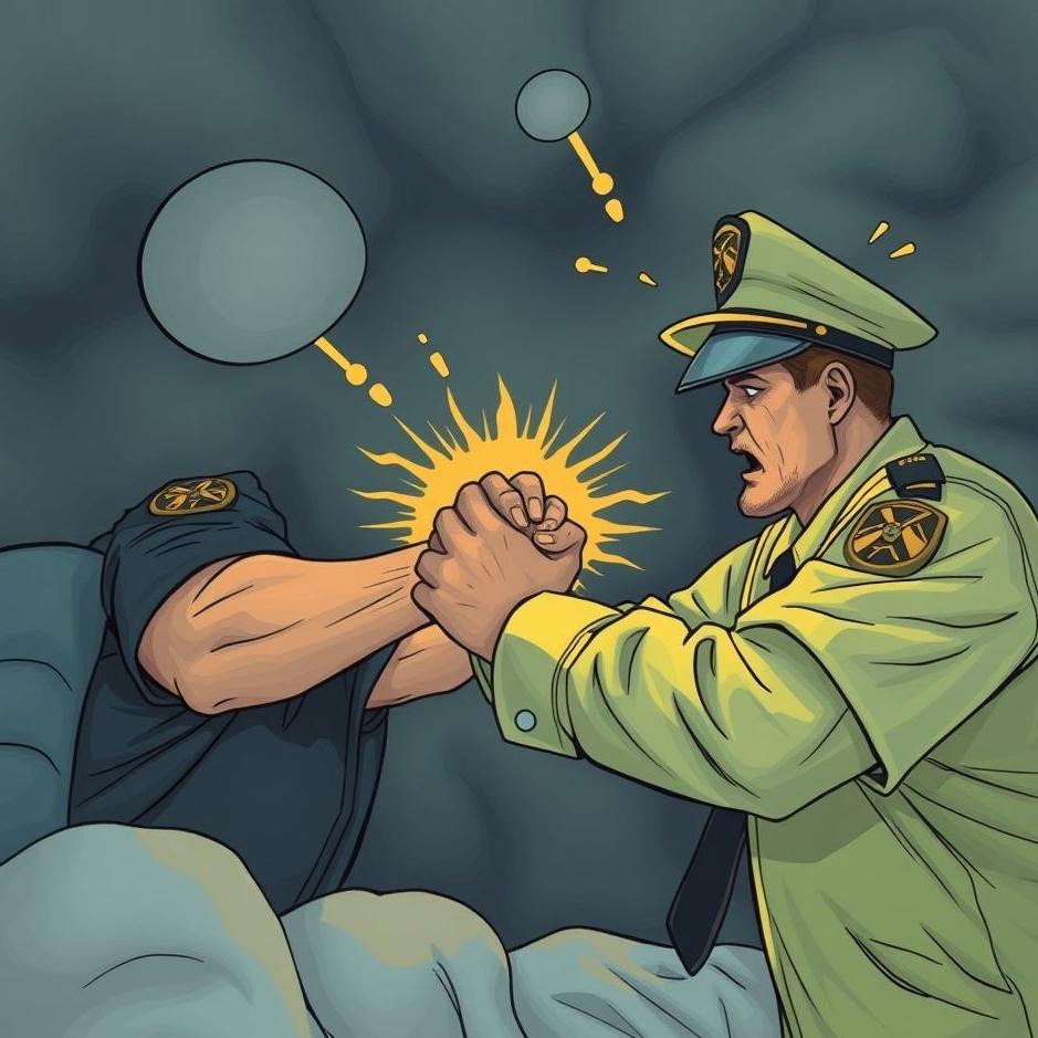 Dream : Getting punched by the police in your dream