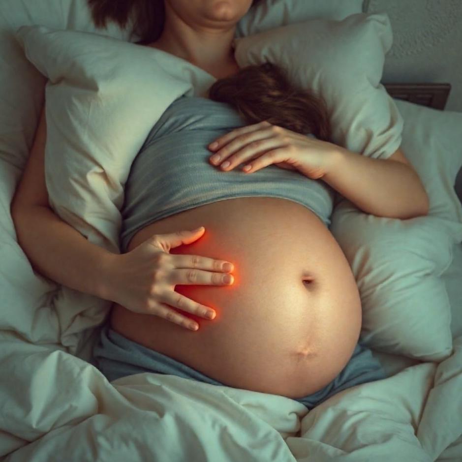 Dream : Getting punched in the stomach while pregnant in a dream