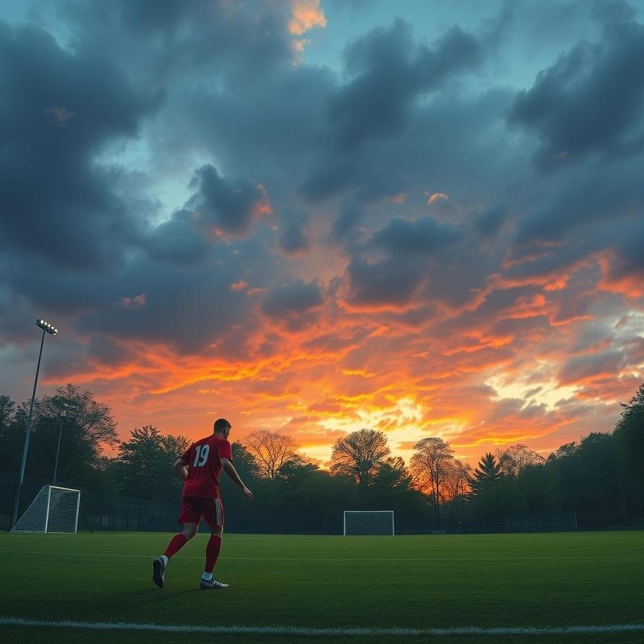 Dream : Getting ready to go to a match in a dream