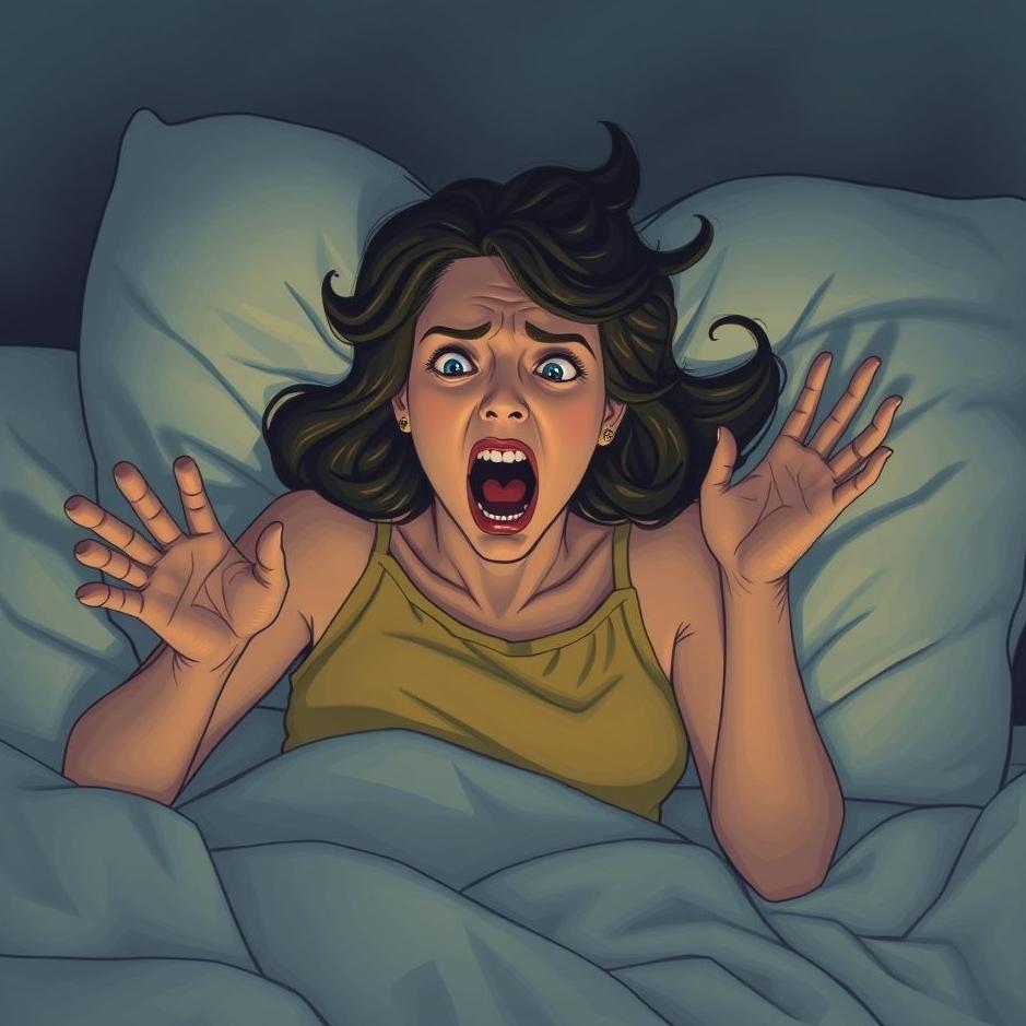 Dream : Getting scared and shouting mom in a dream