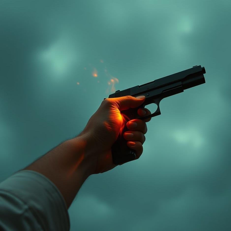 Dream : Getting shot in the hand with a gun in a dream
