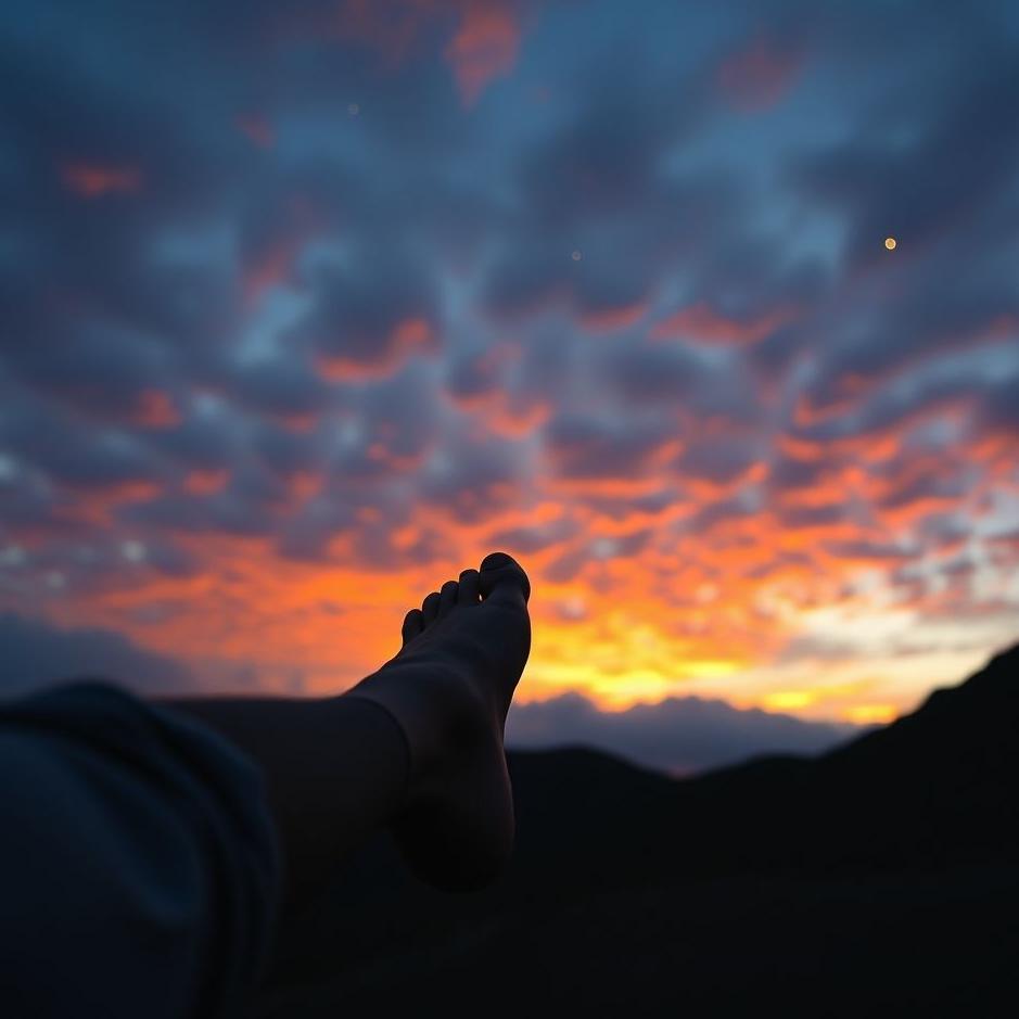 Dream : Getting shot in the right foot in a dream