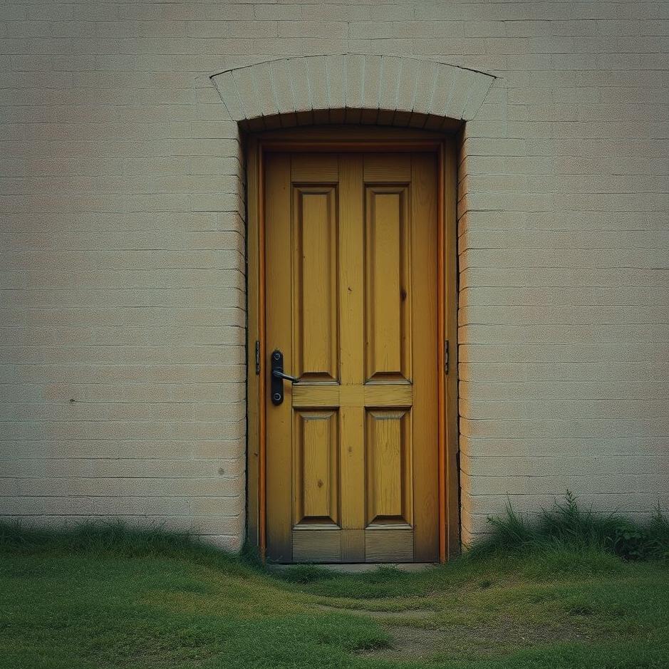 Dream : Getting stuck at the door in a dream