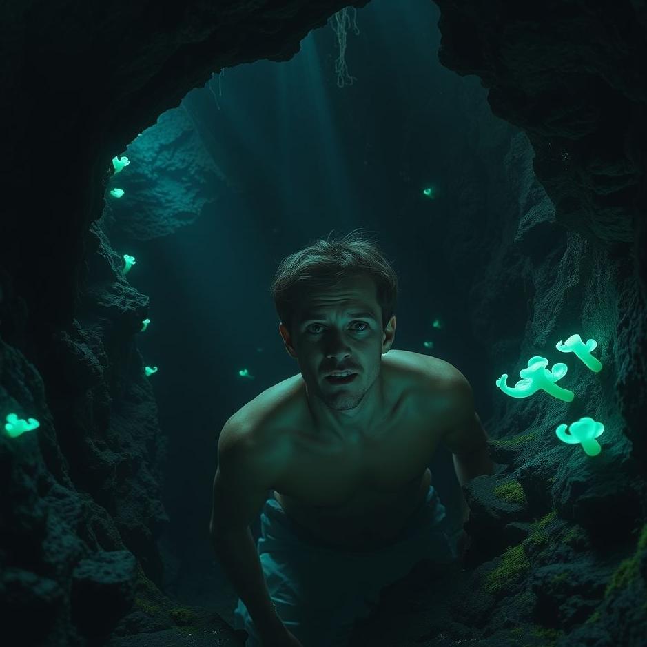 Dream : Getting stuck in a cave in a dream