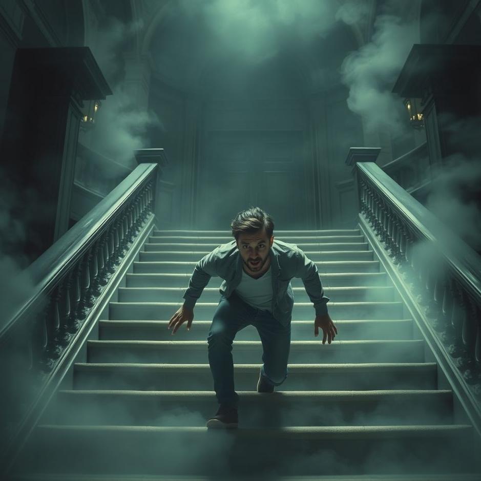 Dream : Getting stuck on the stairs in a dream