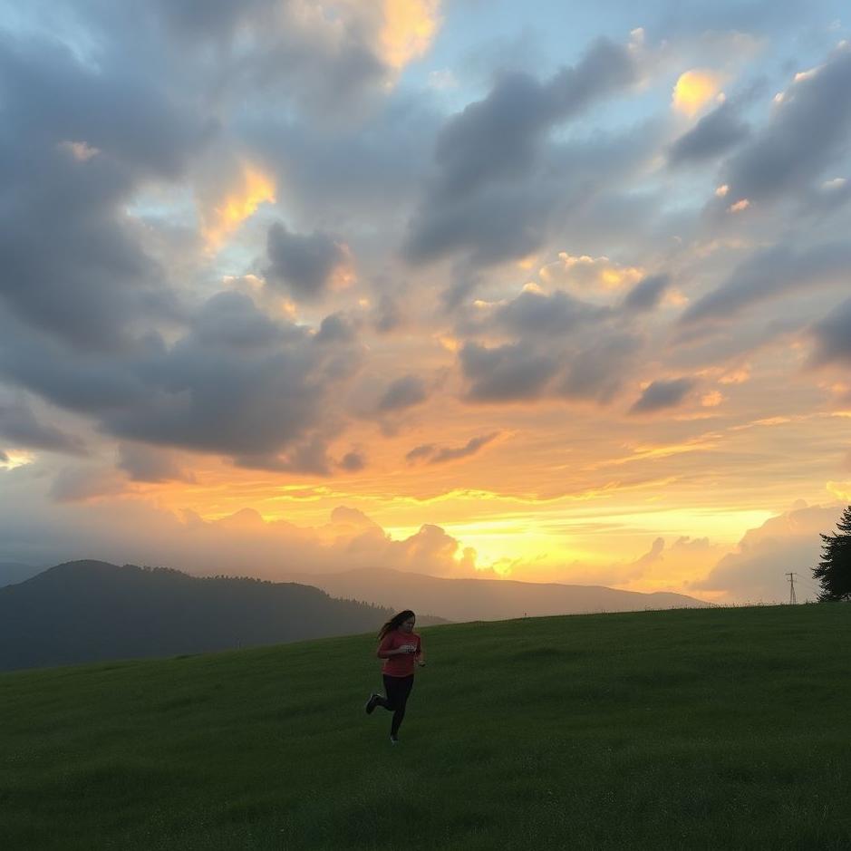 Dream : Getting tired by running in a dream