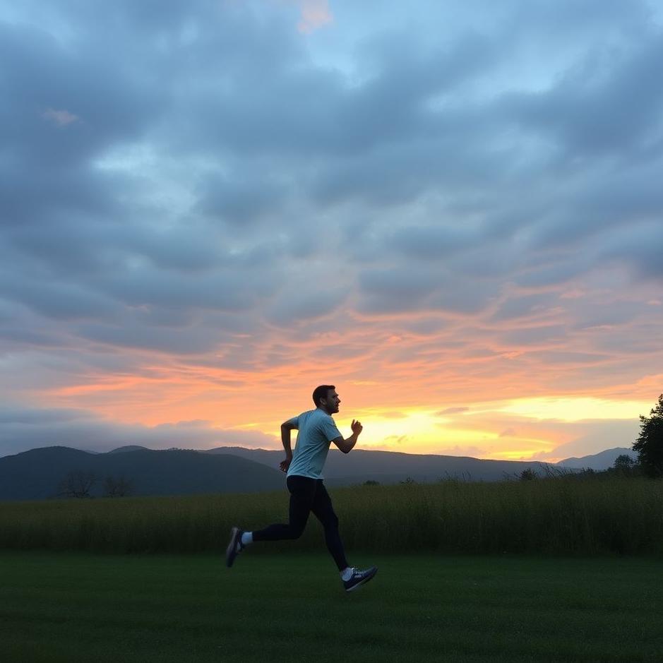 Dream : Getting tired while running in a dream