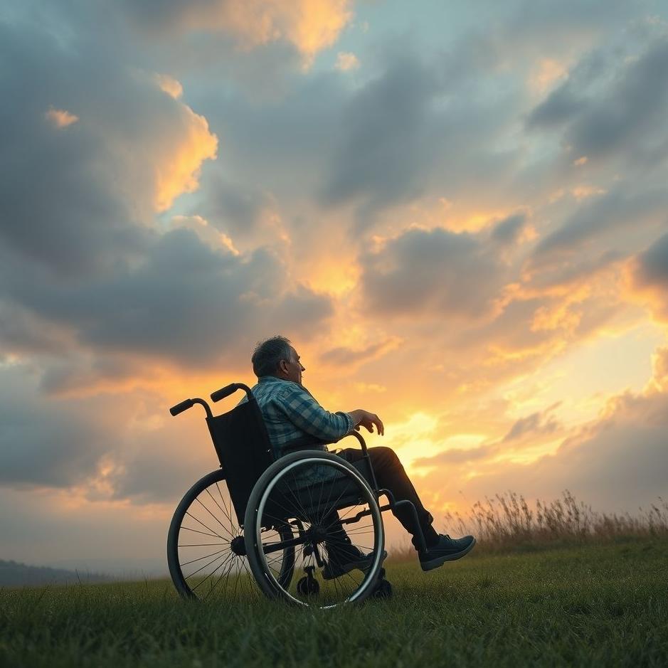 Dream : Getting up from a wheelchair in a dream