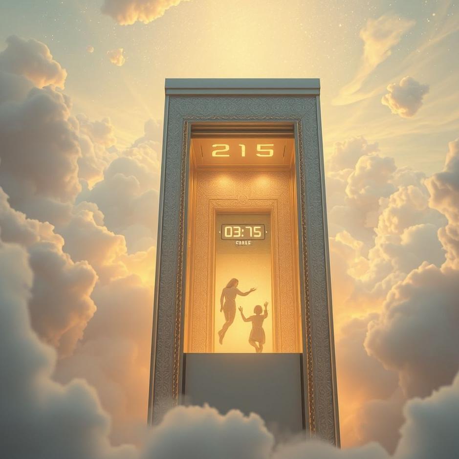 Dream : Getting up with elevator in the dream