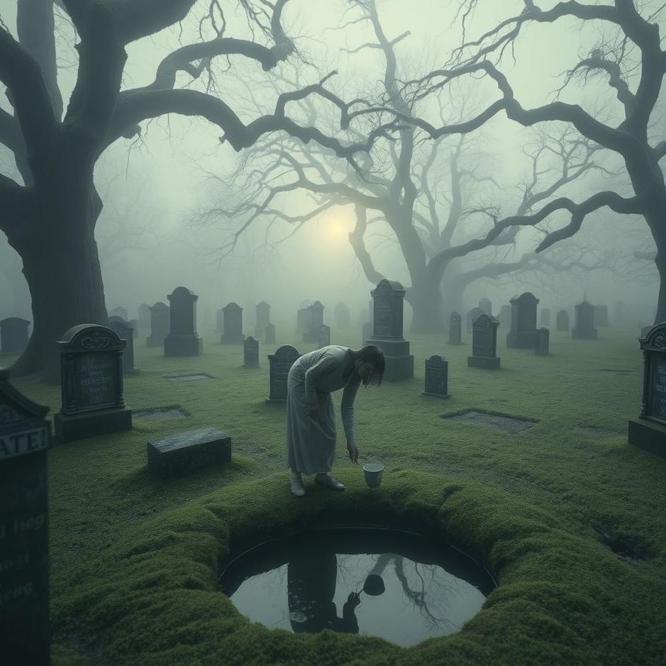 Dream : Getting water from a cemetery in a dream