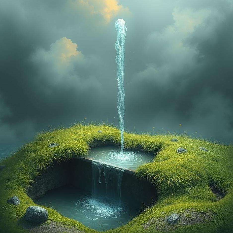 Dream : Getting water from a grave in a dream