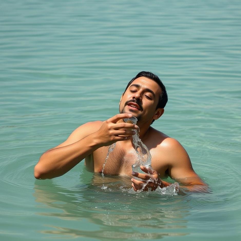 Dream : Getting water from a man in a dream