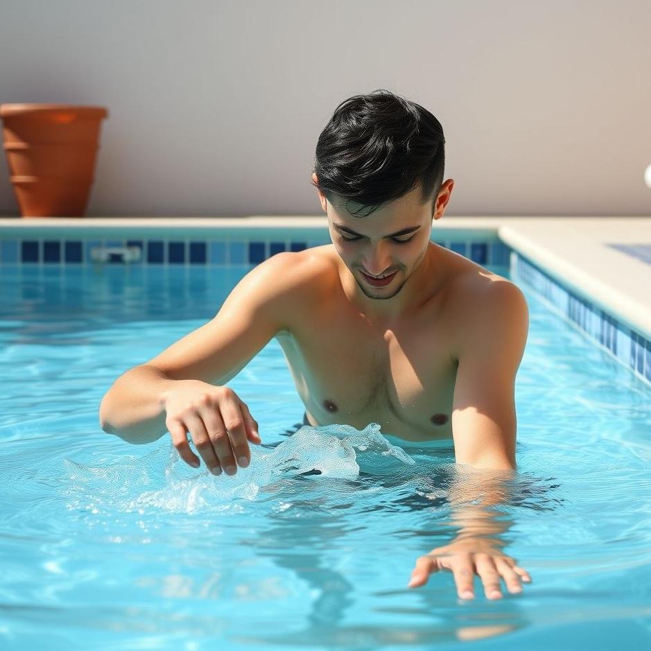 Dream : Getting water from a pool