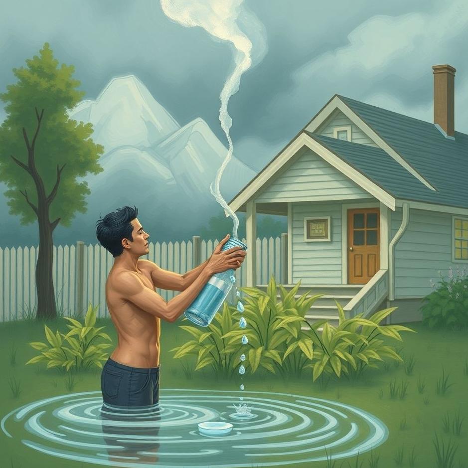 Dream : Getting water from your neighbor in a dream
