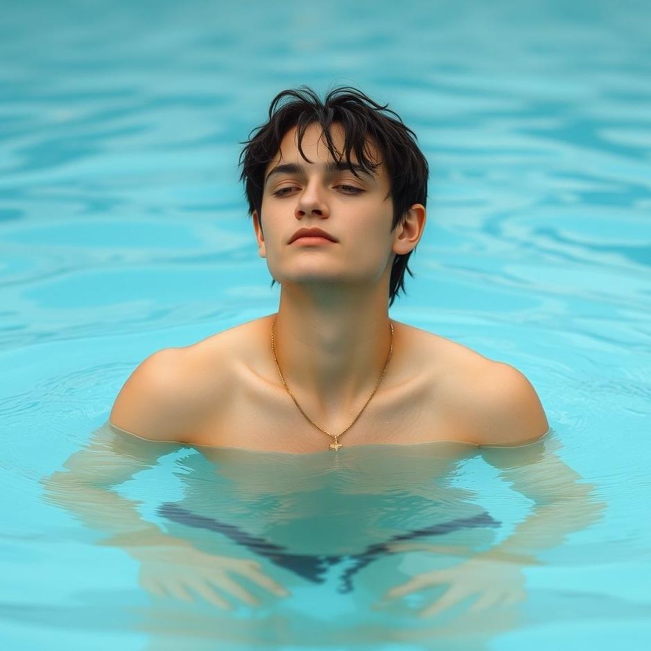 Dream : Getting wet in a pool in a dream