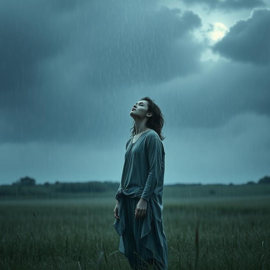 Dream : Getting wet in the rain in a dream