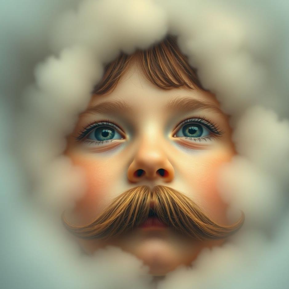 Dream : Girl's moustache growing in a dream