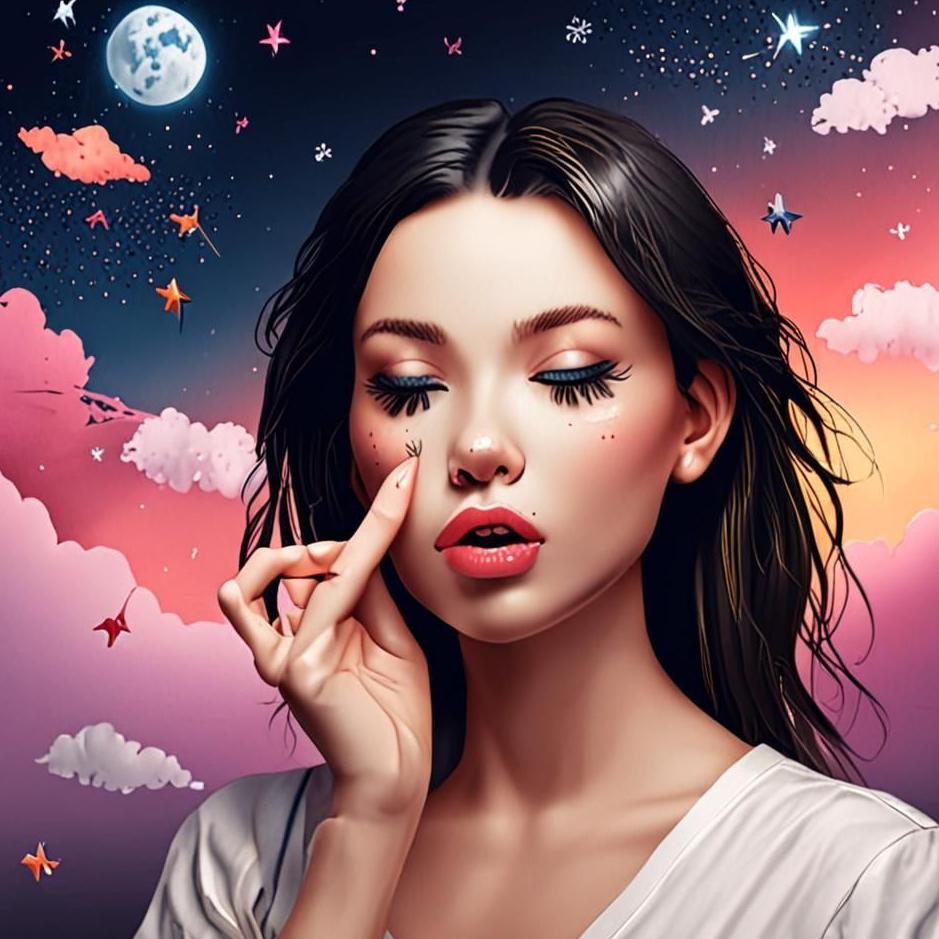 Dream : Girl blowing a kiss in a dream