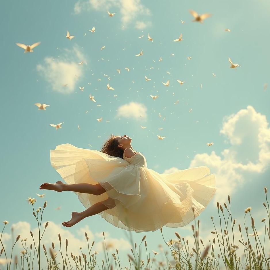 Dream : Girl falling in love in a dream