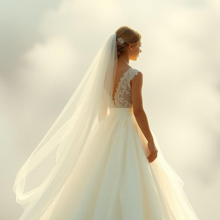 Dream : Girl in a wedding dress in a dream