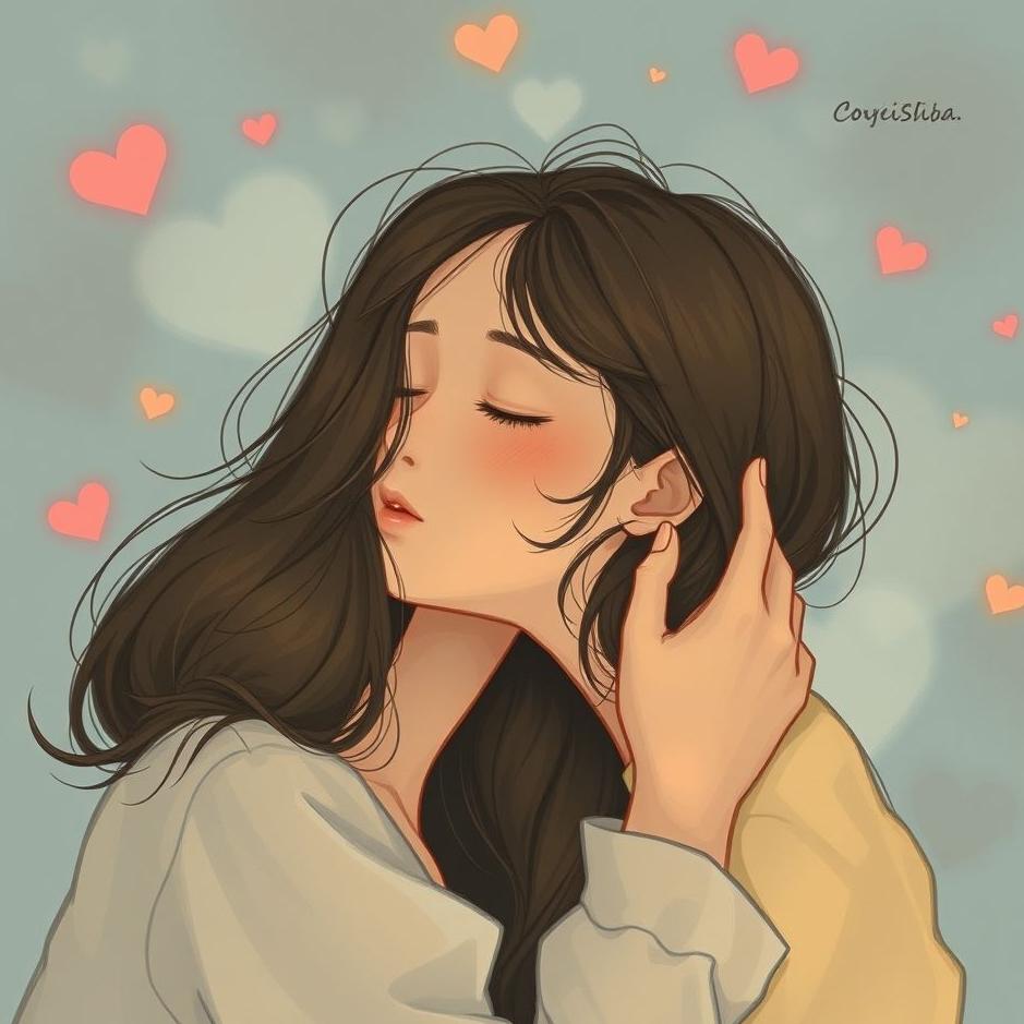 Dream : Girl kissing you on the cheek in a dream