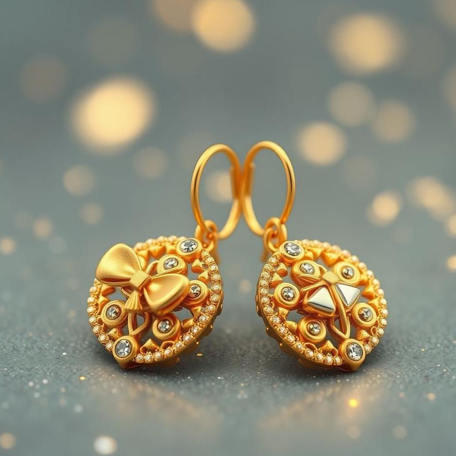 Dream : Give gold earrings gifts in the dream