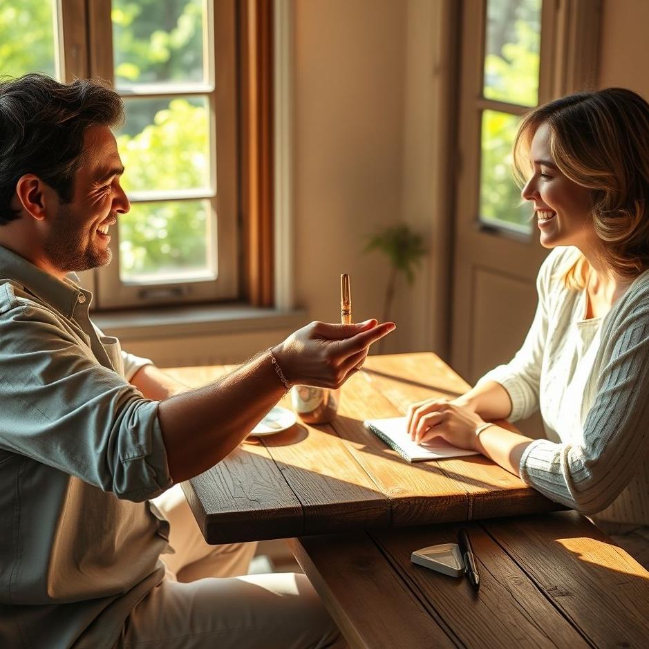 Dream : Give your friend pen