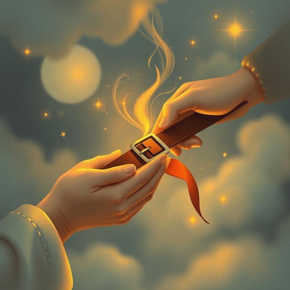 Dream : Giving a belt as a gift in a dream
