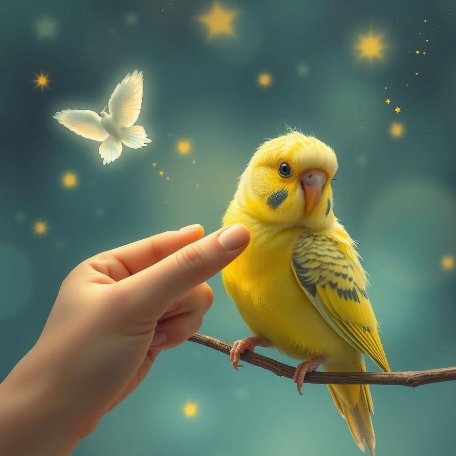 Dream : Giving a budgie in a dream
