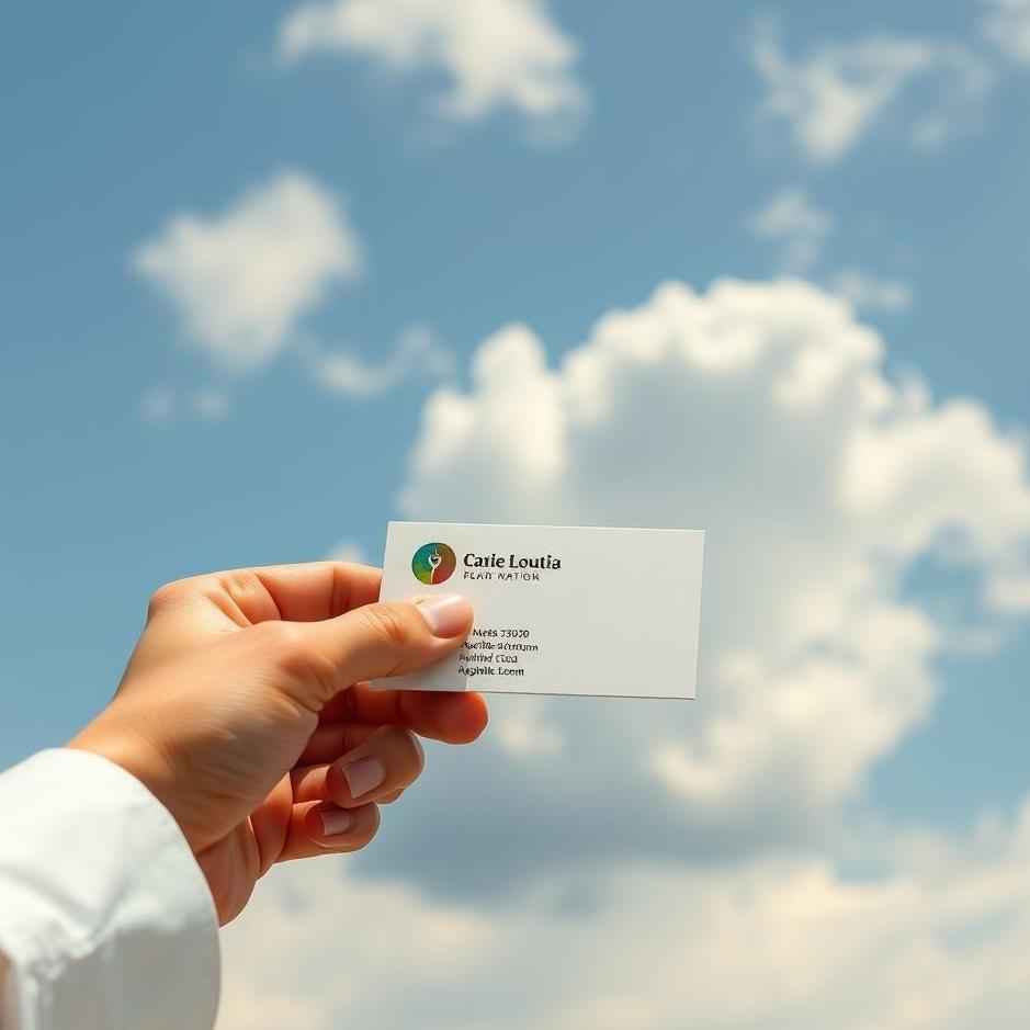Dream : Giving a business card in a dream