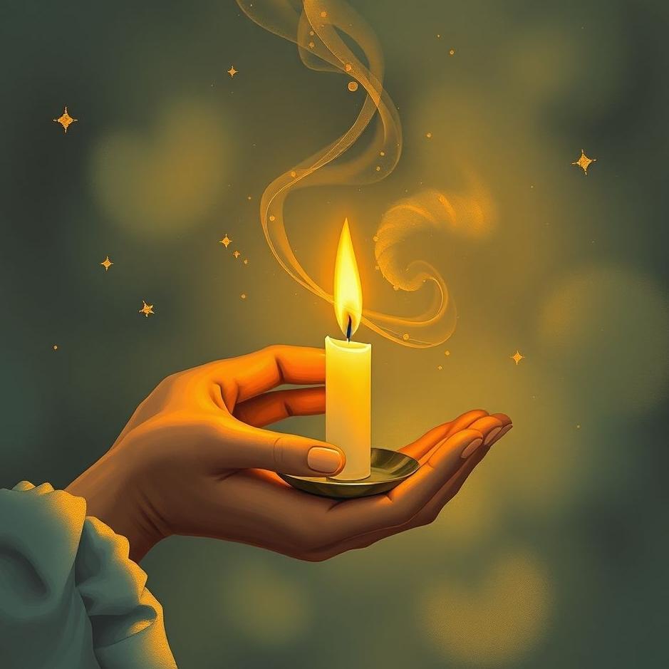 Dream : Giving a candle as a gift in a dream