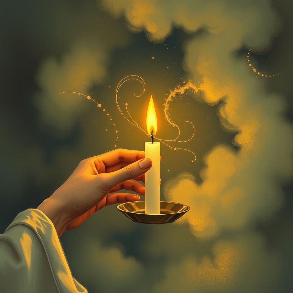 Dream : Giving a candle in a dream