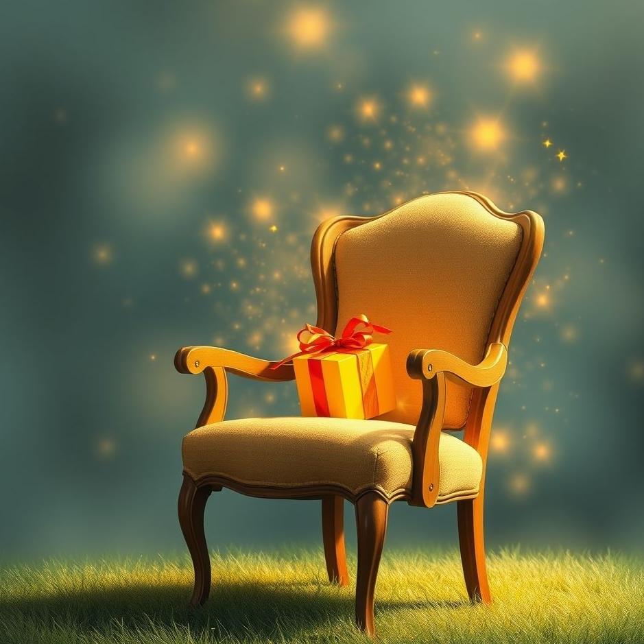 Dream : Giving a chair as a gift in a dream