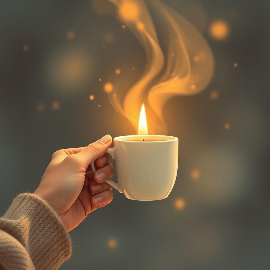 Dream : Giving a coffee cup as a gift in a dream