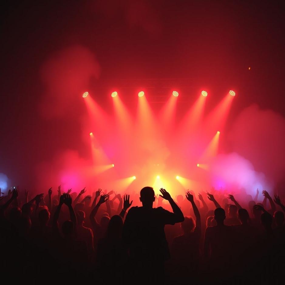 Dream : Giving a concert to a crowd in a dream