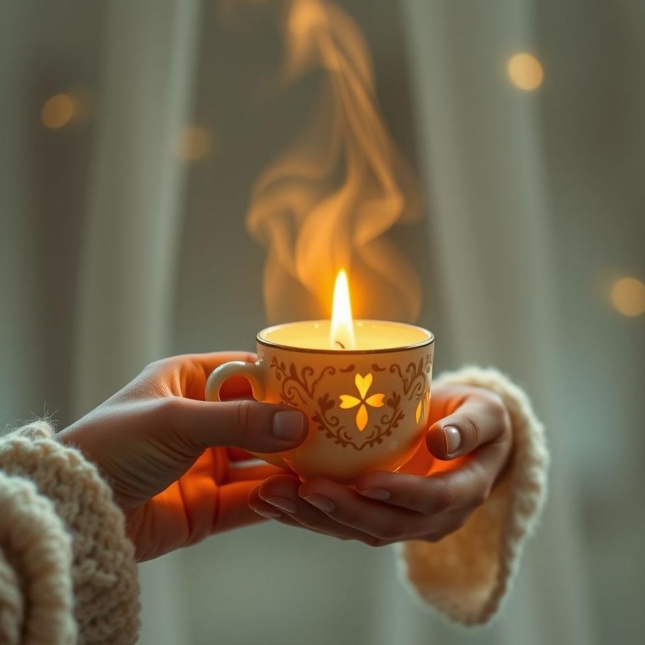 Dream : Giving a cup set as a gift in a dream