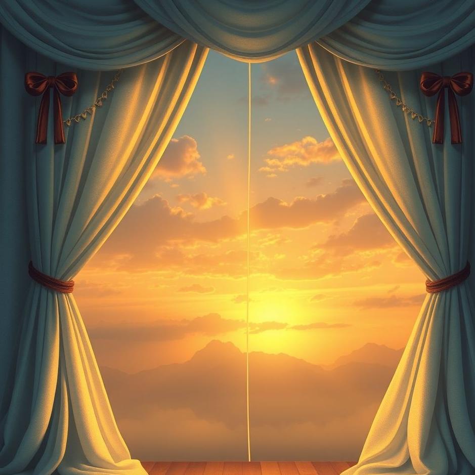 Dream : Giving a curtain as a gift in a dream