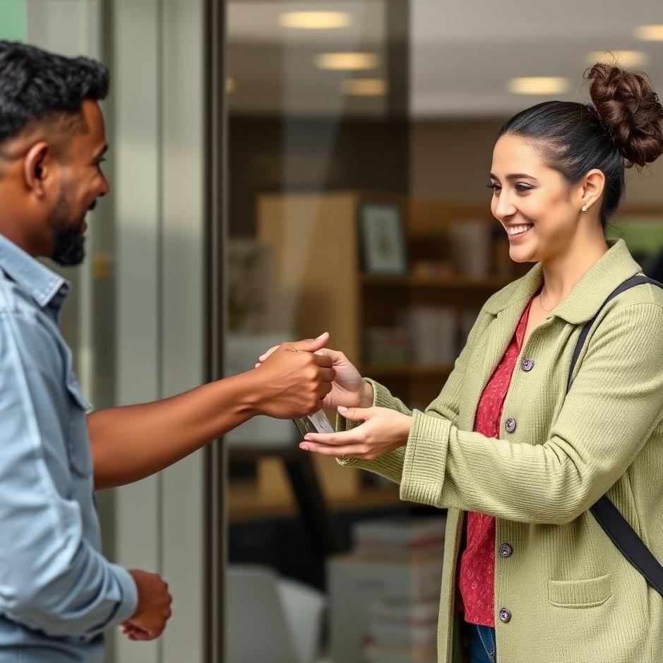 Dream : Giving a deposit