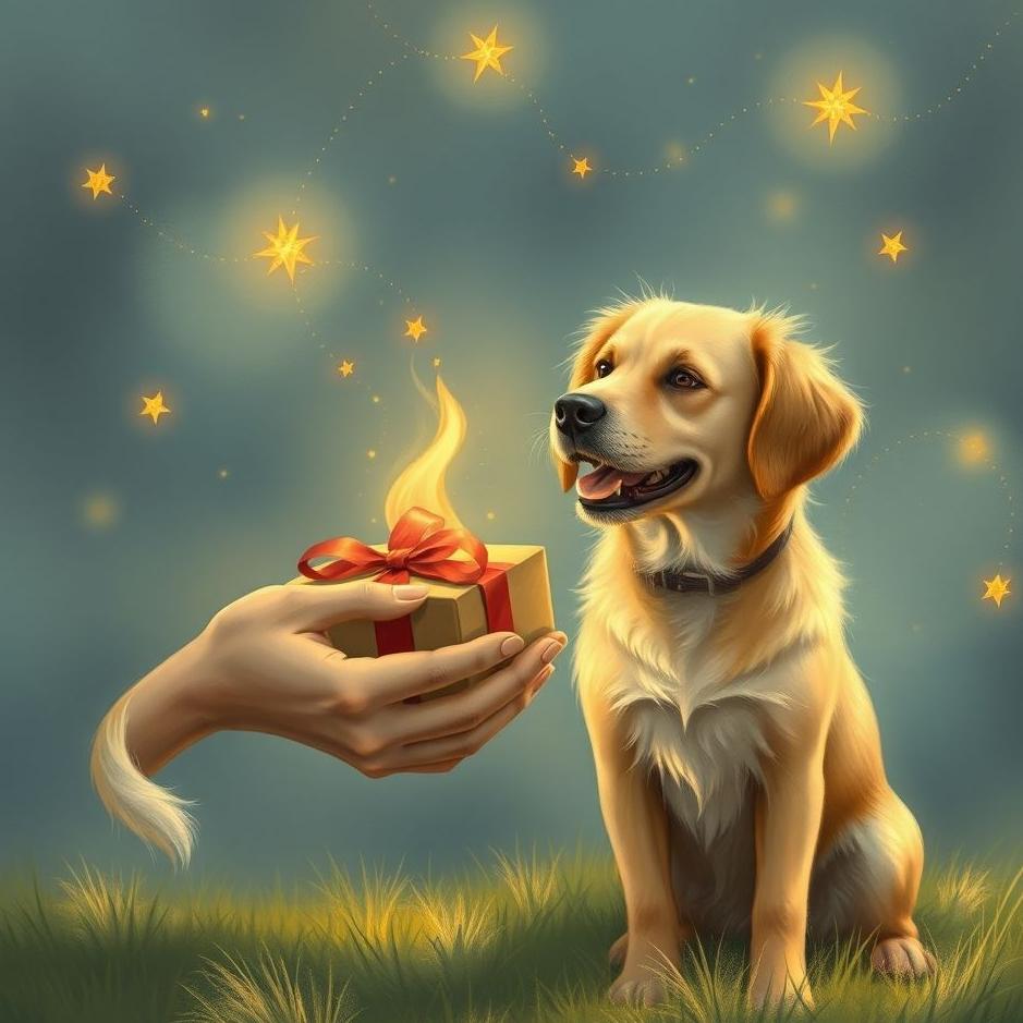Dream : Giving a dog as a gift in a dream