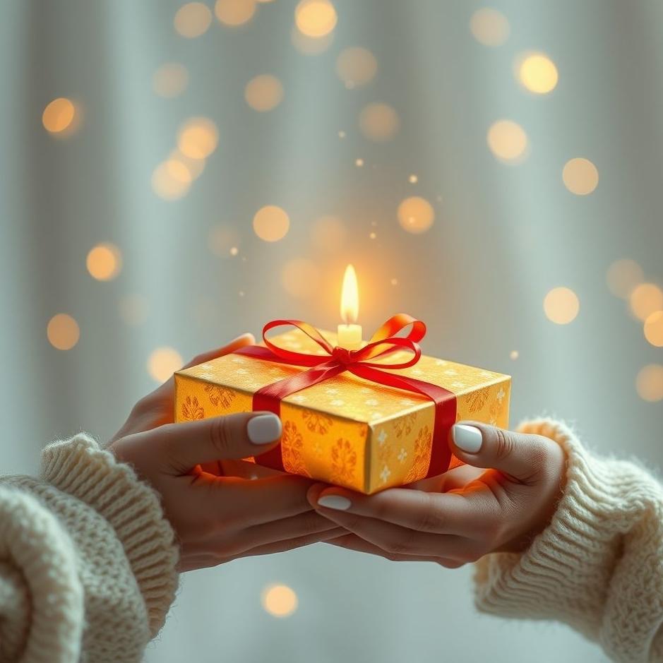 Dream : Giving a gift package in a dream