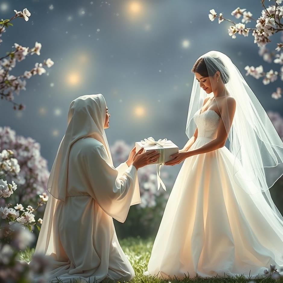 Dream : Giving a gift to the bride in a dream