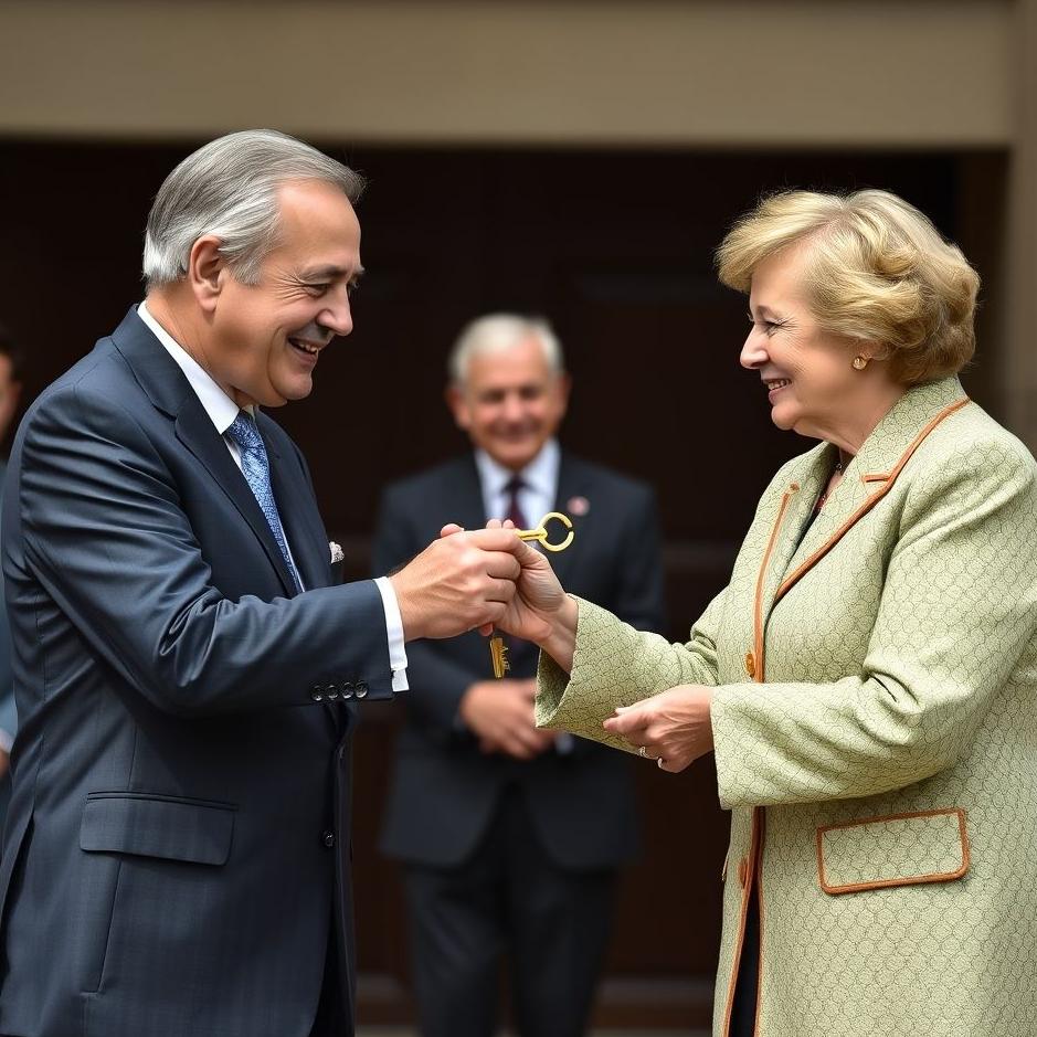 Dream : Giving a key to the prime minister