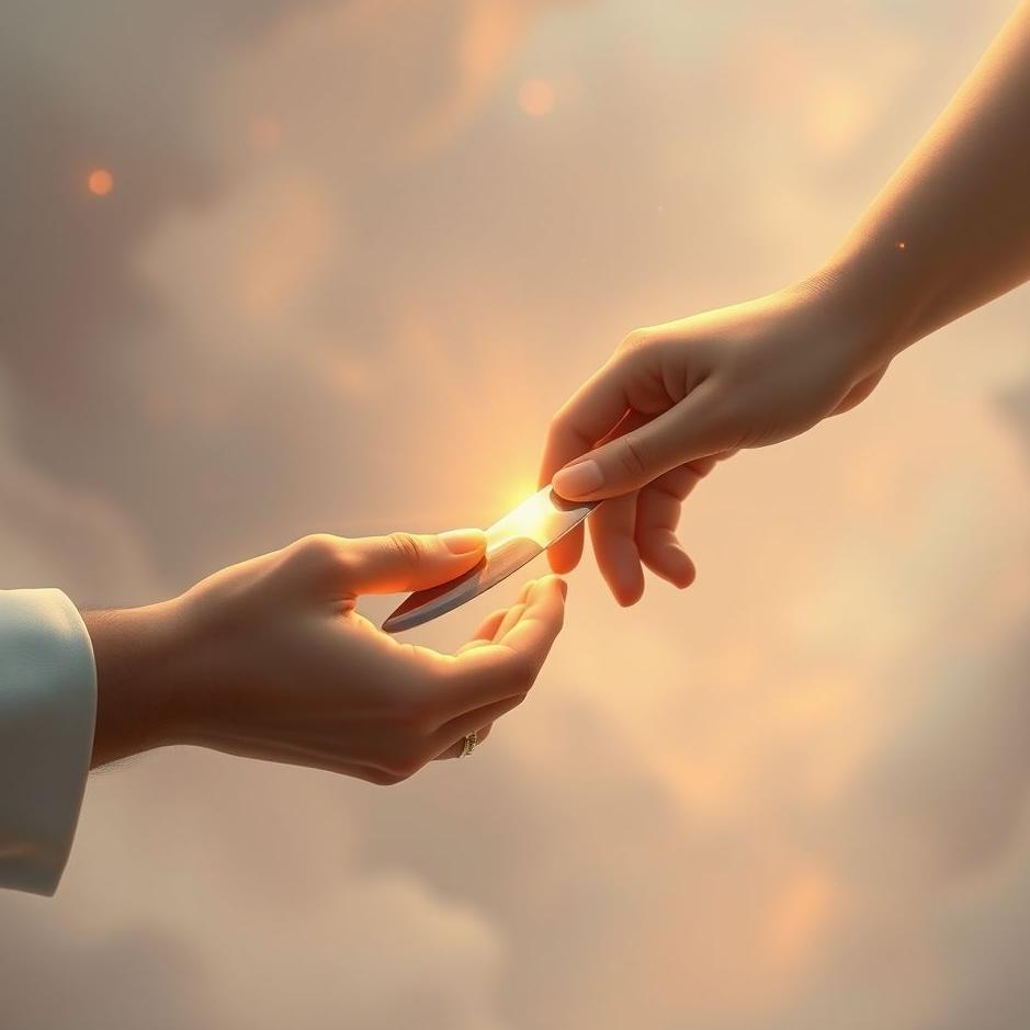 Dream : Giving a knife to your loved one in a dream