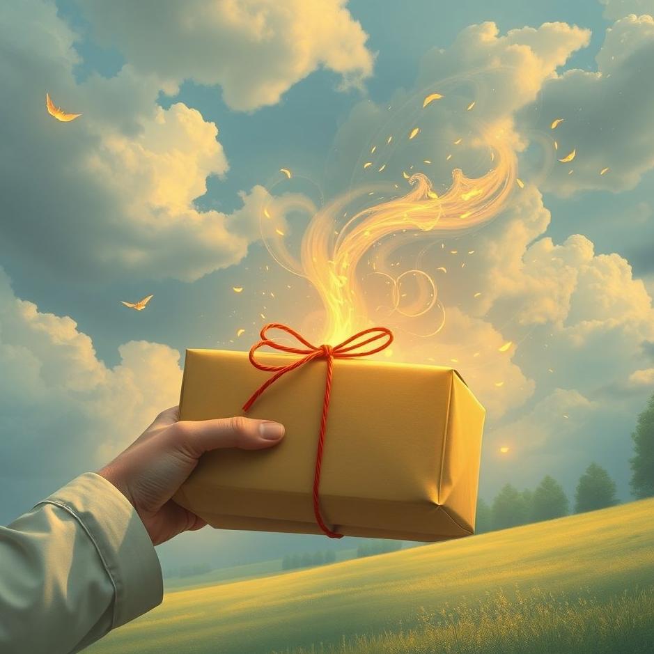 Dream : Giving a package in a dream