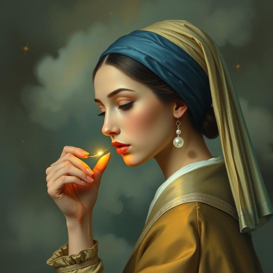 Dream : Giving a pearl earring in a dream